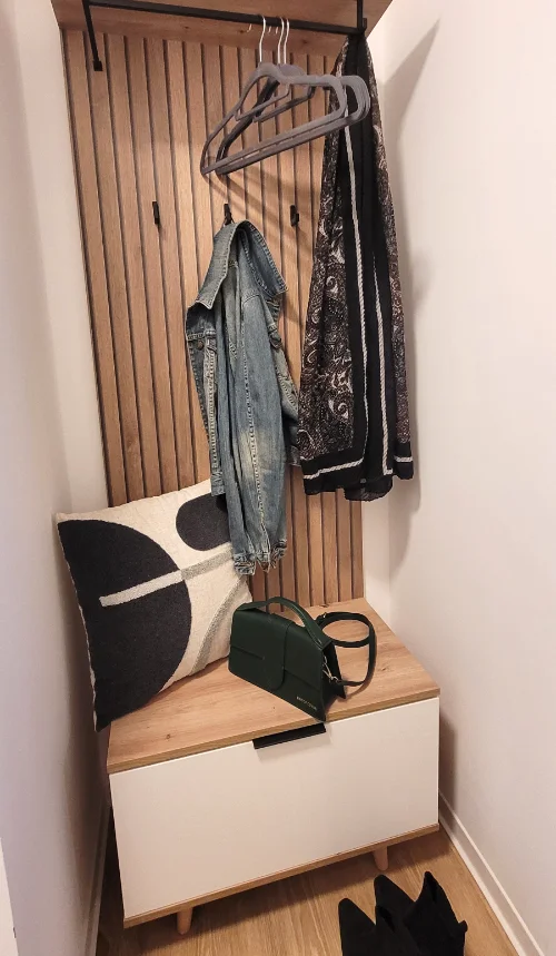 Garderobe im Appartment Obermain Living
