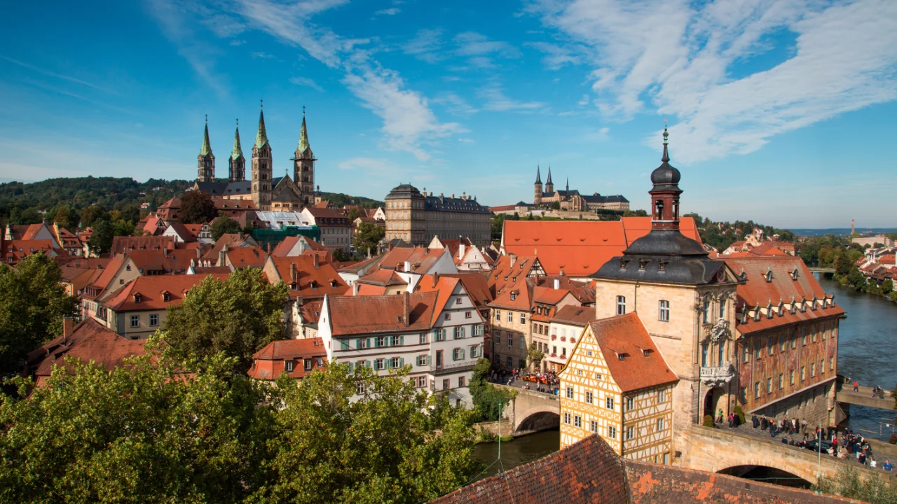 Blick ueber die Altstadt © FrankenTourismus/BAMBERG TKS/ H. Leue